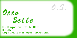 otto selle business card